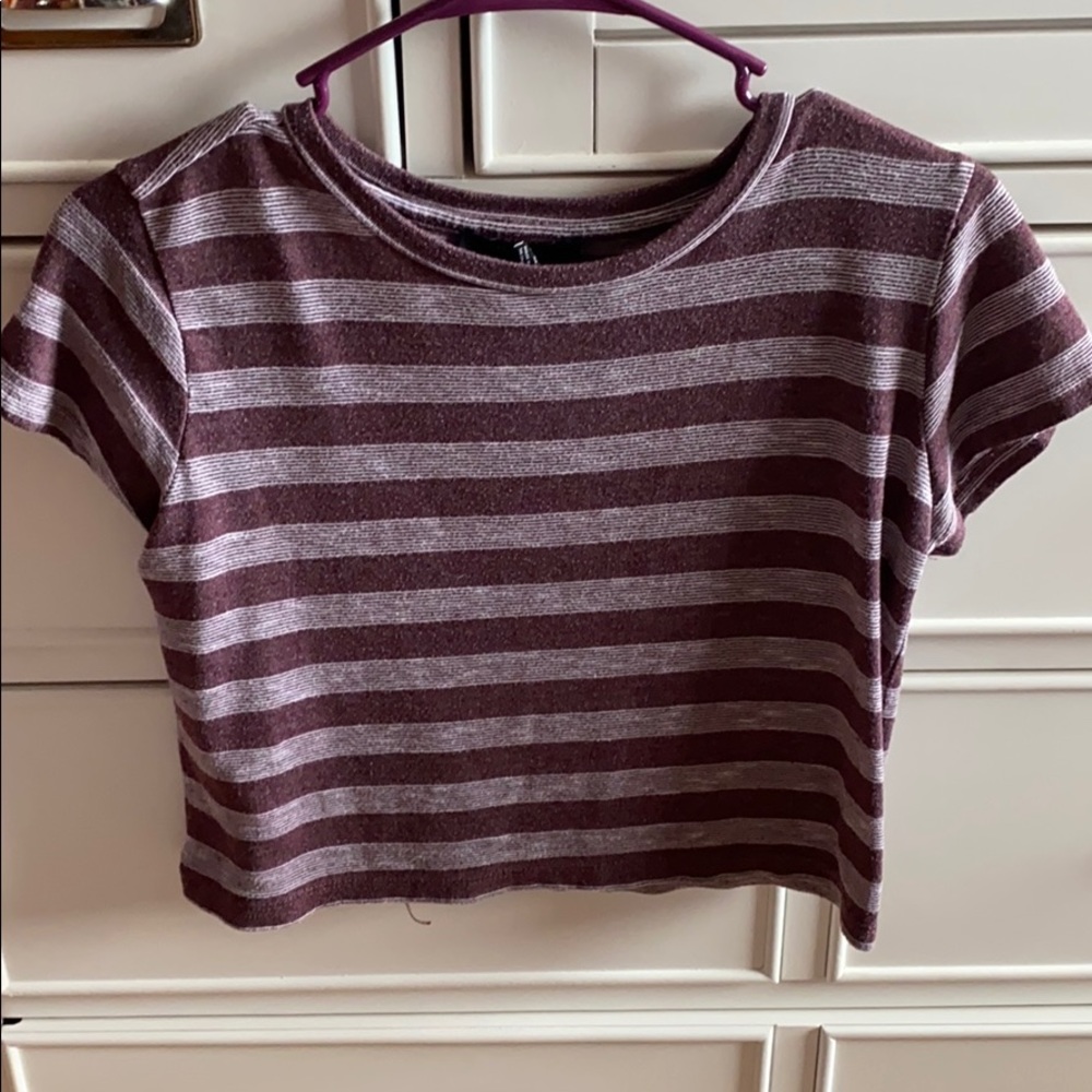 Striped Crop Top